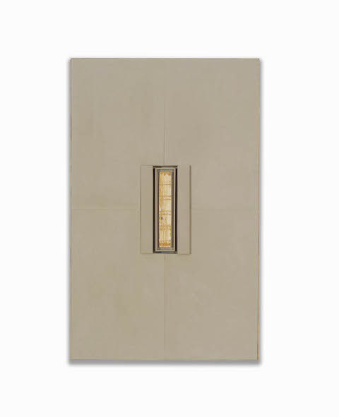 John Fraser  Acrylic, Graphite Wash, M/M Collage on Wood Construction
