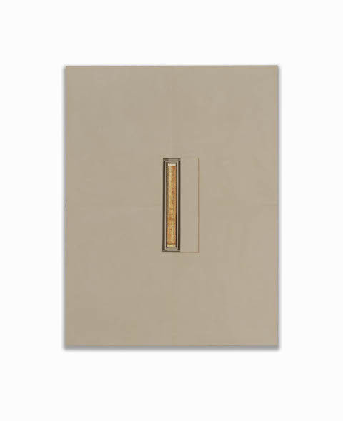John Fraser  Acrylic, Graphite Wash, M/M Collage on Wood Construction