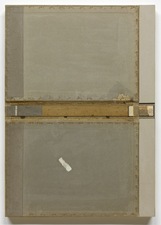 John Fraser work in relief Graphite, Acrylic, and Mixed Media Collage on Wood Panel Construction