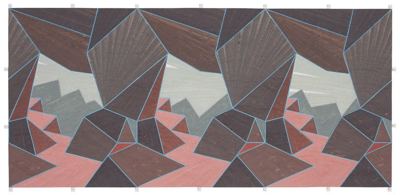 John Hodany SELECTED PAINTINGS ON PAPER 2009-2010 acrylic on paper inlay