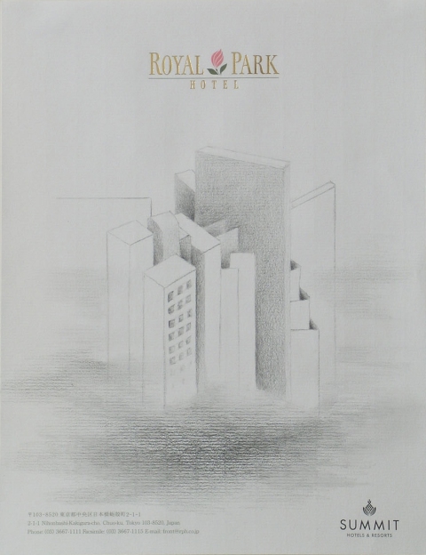  Hotel Stationery Drawings Graphite on paper