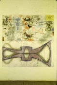 John Newman  Drawing - 1980-1989 Pencil, pastel, chalk and collage