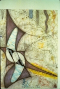 John Newman  Drawing - 1980-1989 Chalk, pastel and pencil on paper