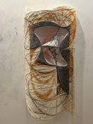 John Newman  Sculpture - 2022-2024 Wood aluminum screening, Japanese paper, plaster and paper pulp mix, acqua resin, acrylic paint, chalk, charcoal, pencil