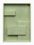 John Pittman Shadow Boxes 2023 - 2024 Alkyd/Wood Relief