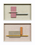 John Pittman Shadow Boxes 2023 - 2025 Alkyd/Wood Relief