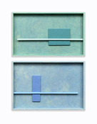John Pittman Shadow Boxes 2023 - 2026 Alkyd/Wood Relief