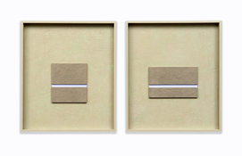 John Pittman Shadow Boxes 2023 - 2026 Alkyd/Wood Relief