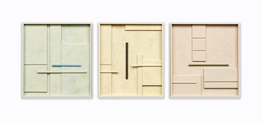 John Pittman Shadow Boxes 2023 - 2026 Alkyd/Wood Relief