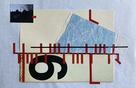 John T Adams Quarantine Projects - Volume 2 Photograph, found objects and vinyl tape