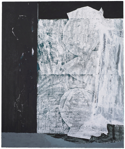 JON MARSHALIK PAINTINGS Acrylic and collage on canvas over panel