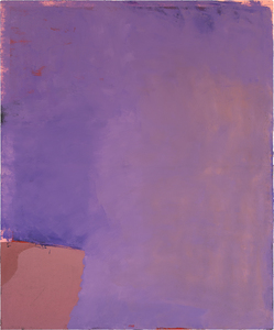 JON MARSHALIK PAINTINGS Acrylic and colored sand on canvas over pane;