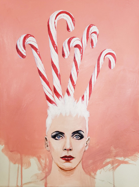 Joseph Borzotta Paintings I Hair & more Acrylic on canvas