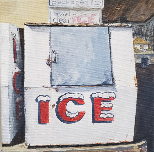 Joseph Borzotta Signs and Icebox Series Acrylic on canvas