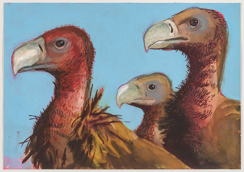 Untitled (bloody vultures)