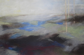 Karen A. Prendergast Less recent works on paper Raw pigment, pastel, and pencil