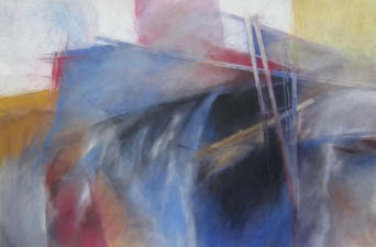 Karen A. Prendergast Less recent works on paper Raw pigment, pastel, and pencil