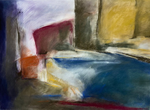 Karen A. Prendergast Works on paper 2024 Raw pigment, pastel, watercolor, gouache, and acrylic on Arches paper