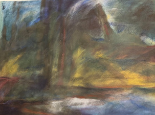 Karen A. Prendergast Works on paper 2025 Raw pigment, pastel, watercolor, gouache, and pencil on Arches paper