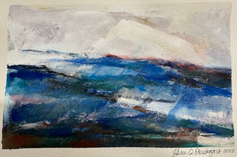 Karen A. Prendergast Works on paper 2025 Watercolor, gouache, and pencil on Arches paper