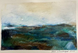 Karen A. Prendergast Works on paper 2025 Watercolor, gouache, and pencil on Arches paper