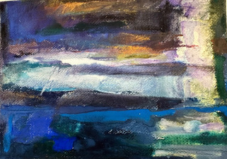 Karen A. Prendergast Works on paper 2025 Raw pigment, pastel, watercolor, gouache, and pencil on Arches paper