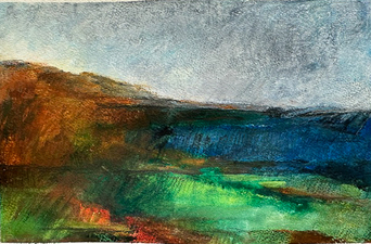 Karen A. Prendergast Works on paper 2026 Watercolor, gouache, and pencil on Arches paper