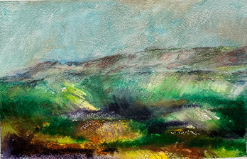 Karen A. Prendergast Works on paper 2026 Watercolor, gouache, and pencil on Arches paper