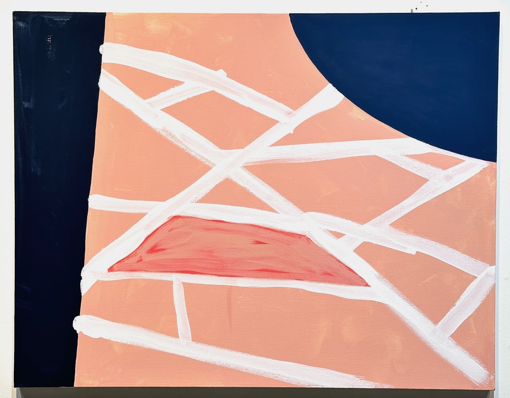 Karen Schifano Caretaker,  2020-2024 flashe on canvas