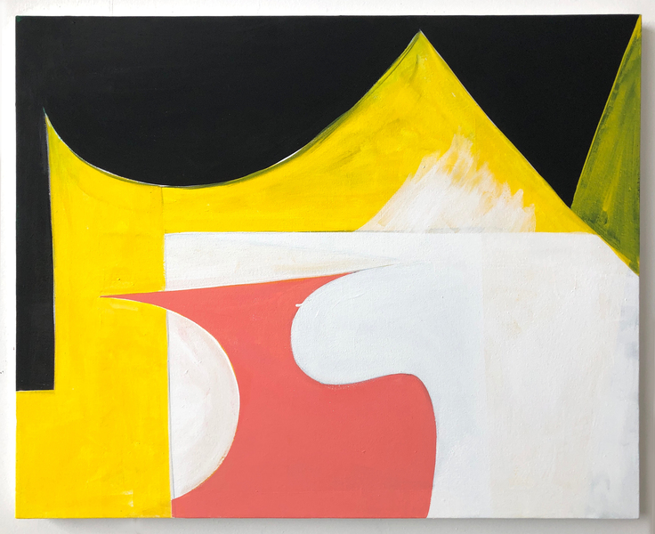 Karen Schifano Caretaker,  2020-2024 flashe on canvas
