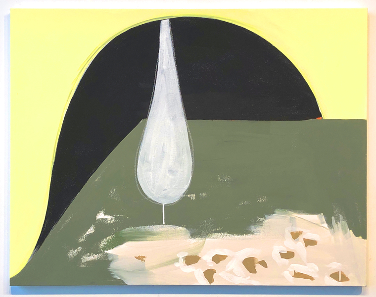 Karen Schifano Caretaker,  2020-2024 flashe on canvas
