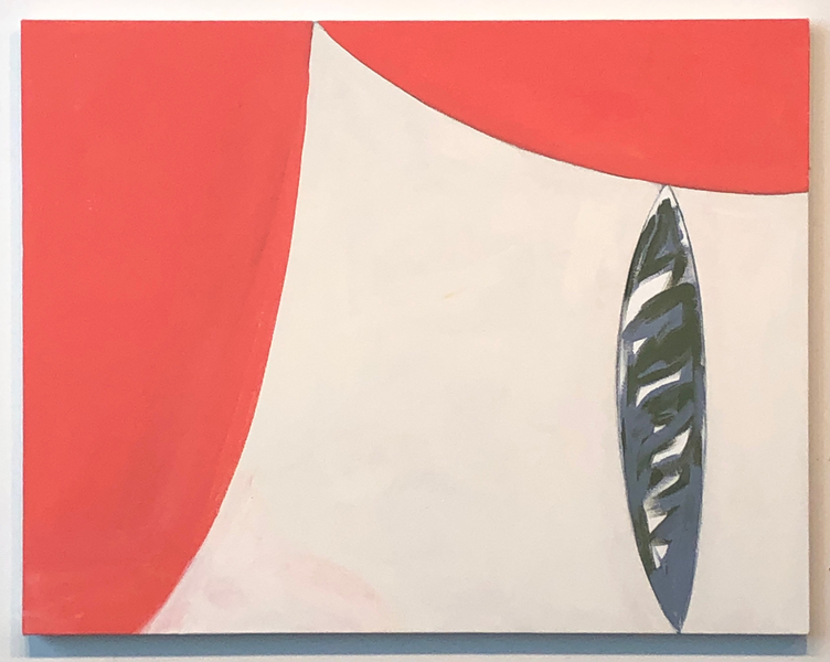 Karen Schifano Caretaker,  2020-2024 flashe, watercolor pencil, on canvas