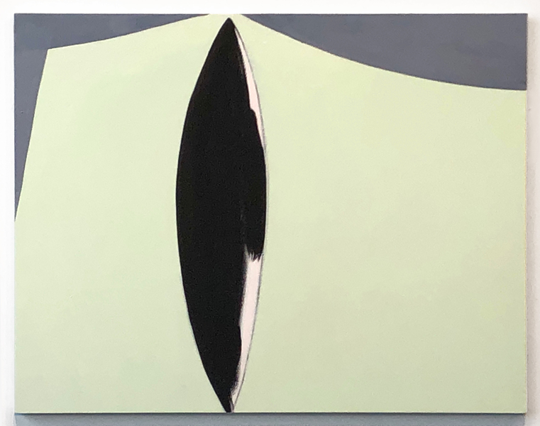 Karen Schifano Caretaker,  2020-2024 flashe, watercolor pencil, on canvas