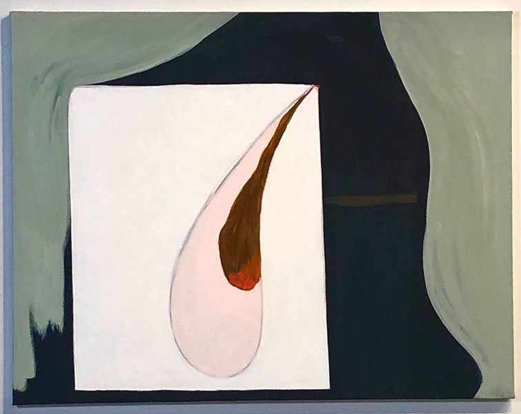 Karen Schifano Caretaker,  2020-2024 flash on canvas