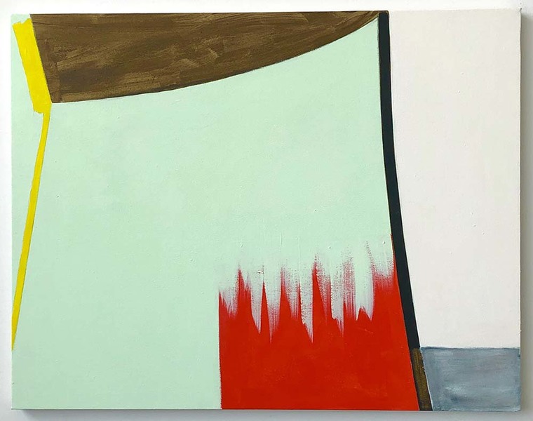 Karen Schifano Caretaker,  2020-2024 flashe on canvas