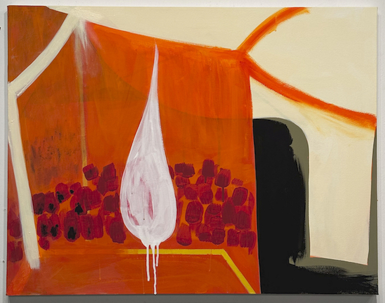 Karen Schifano Caretaker,  2020-2024 flashe on canvas