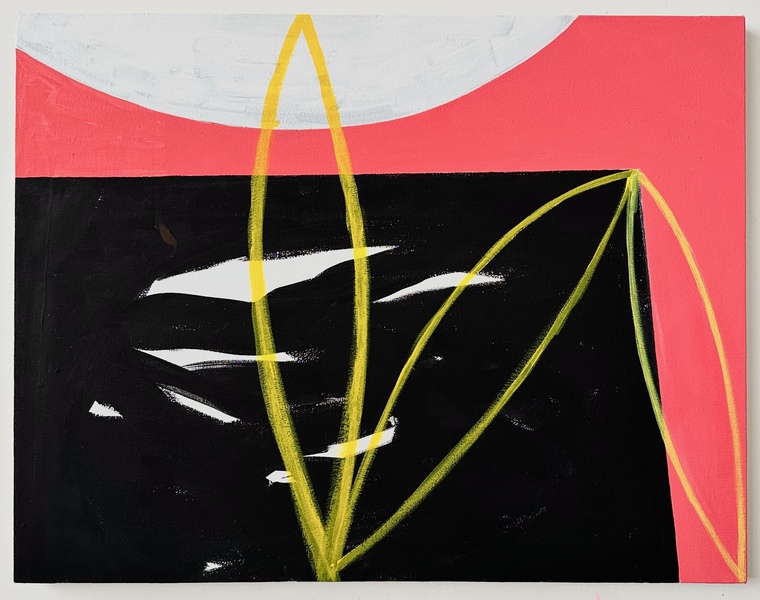 Karen Schifano Caretaker,  2020-2024 flashe on canvas