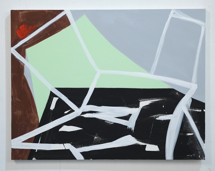Karen Schifano Caretaker,  2020-2024 flashe on canvas