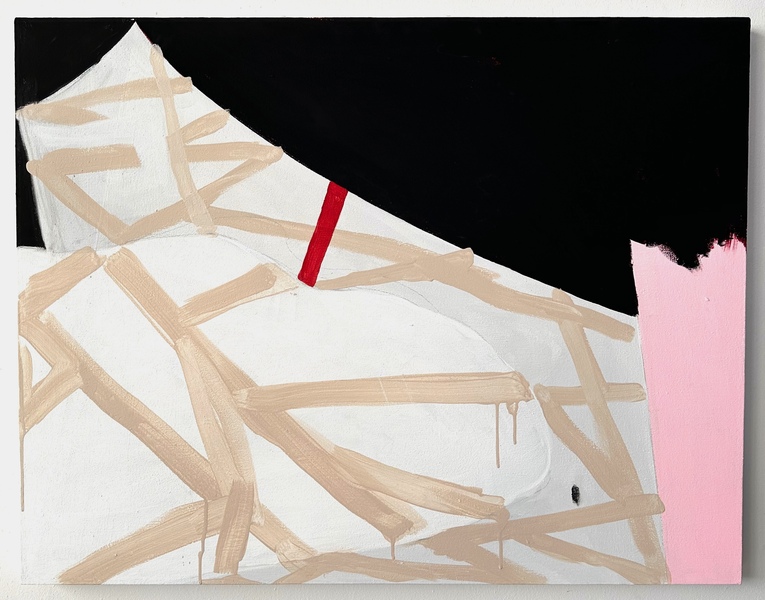 Karen Schifano Caretaker,  2020-2024 flashe on canvas