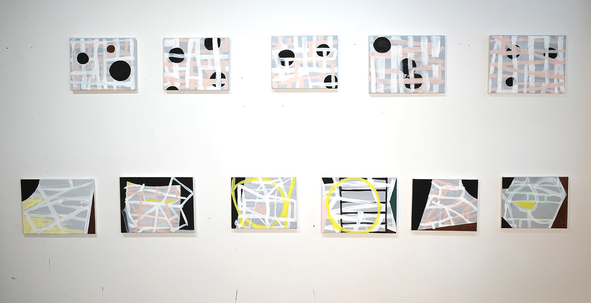 Karen Schifano New Beginnings: Paintings and Works on Paper, 2024- flashe on canvas