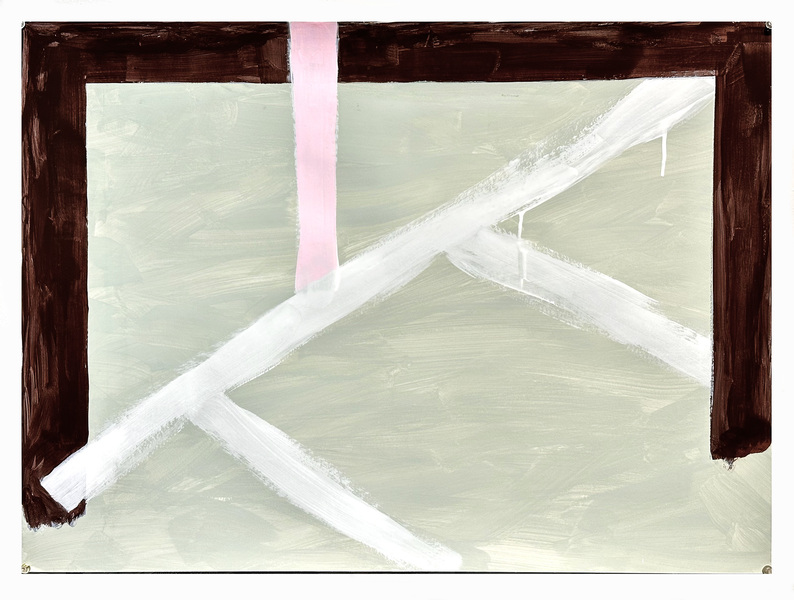 Karen Schifano New Beginnings: Paintings and Works on Paper, 2024- flashe on paper
