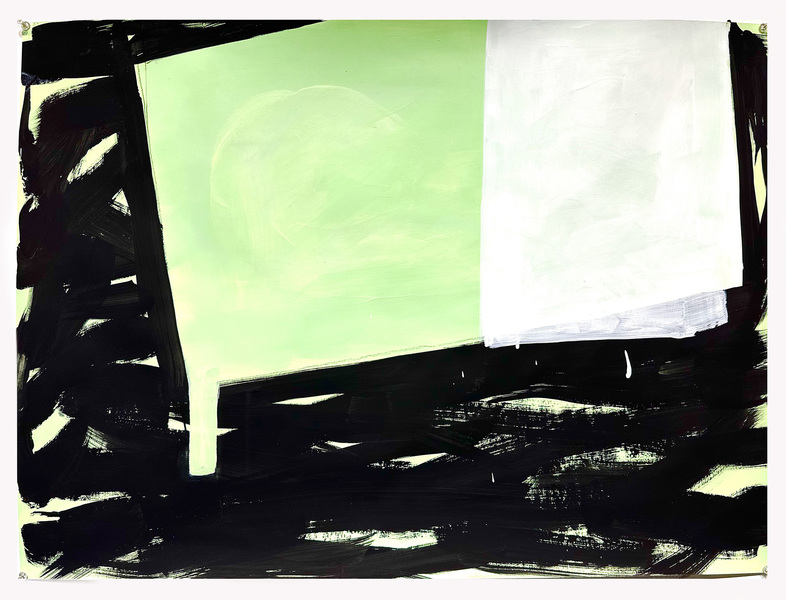 Karen Schifano New Beginnings: Paintings and Works on Paper, 2024- flashe on paper