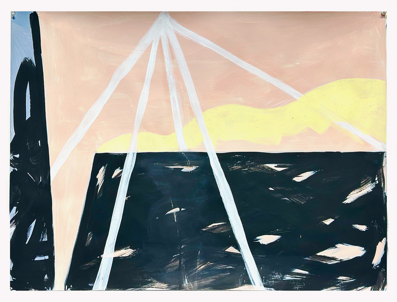 Karen Schifano New Beginnings: Paintings and Works on Paper, 2024- flashe on paper