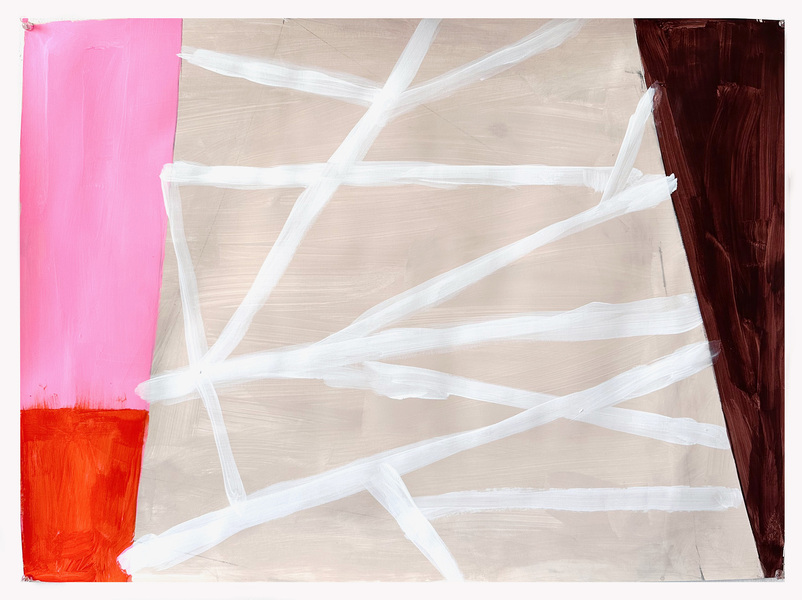 Karen Schifano New Beginnings: Paintings and Works on Paper, 2024- flashe on paper