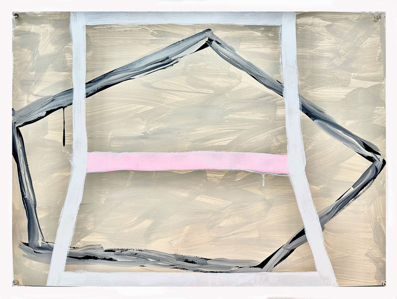 Karen Schifano New Beginnings: Paintings and Works on Paper, 2024- flashe on paper