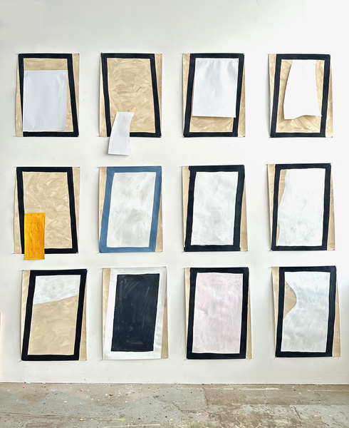Karen Schifano New Beginnings: Paintings and Works on Paper, 2024- flashe on paper