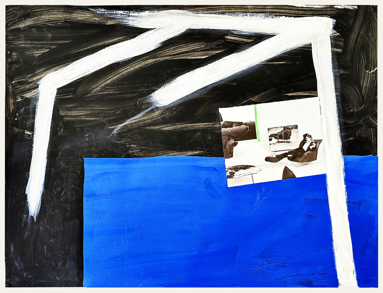 Karen Schifano New Beginnings: Paintings and Works on Paper, 2024- collage, flashe on paper