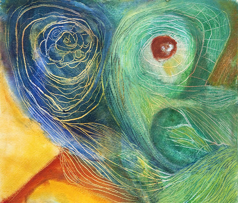 Points of View Paintings on Paper 2010 oil and mixed media on primed archival paper