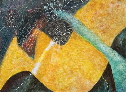 War Zone Paintings on Paper 2010 oil and mixed media on primed archival paper