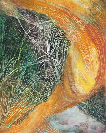 Security Blanket Paintings on Paper 2010 oil and mixed media on primed archival paper